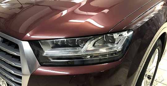  Полировка кузова Audi Q7 и нанесение керамики Ultra One Top