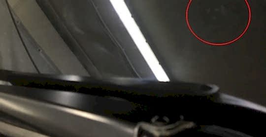 Ремонт скола лобового стекла на автомобиле BMW X5