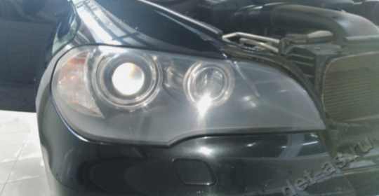 Полировка фар BMW X5