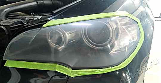 Полировка фар BMW X5