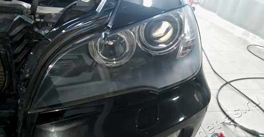 Полировка фар BMW X5