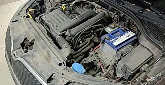 Мойка двигателя паром в Астане Skoda Octavia